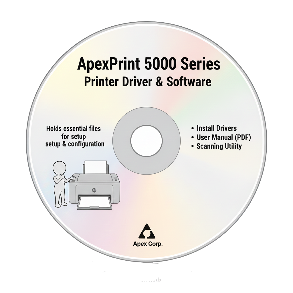 CD-ROM d'installation pour imprimante