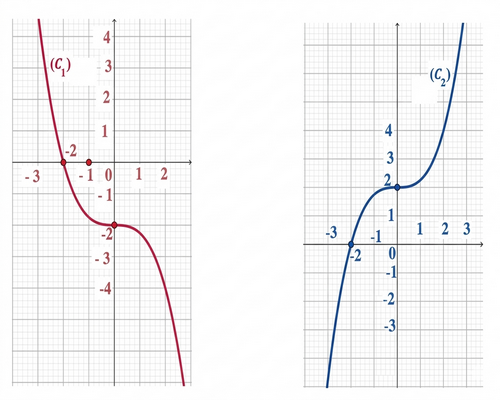 Courbes C1 et C2