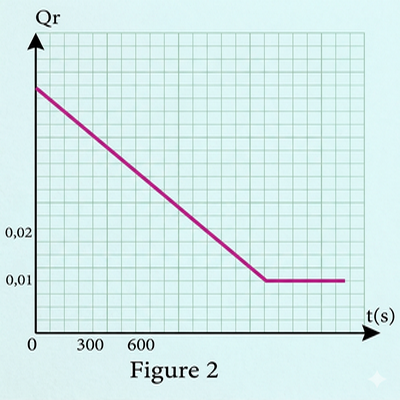   Figure 2: Courbe Qr(t) de la pile Ni/Co