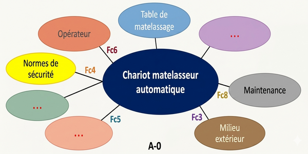 Diagramme des interactions et tableau des fonctions de services