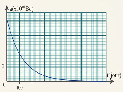 Évolution temporelle de l'activité du soufre 35 - Figure 2