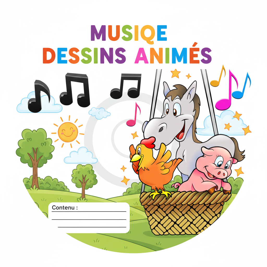 CD-ROM de Musique ou de Dessins animés