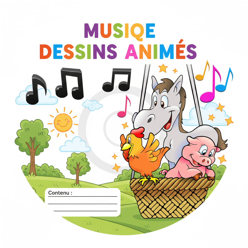 CD-ROM de Musique ou de Dessins animés