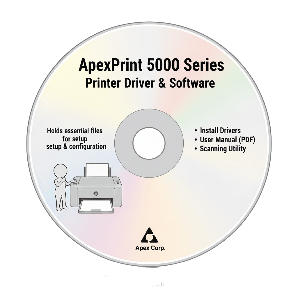 CD-ROM d'installation pour imprimante