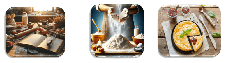 Image : Schéma de fabrication d'une tarte (Entrée/Traitement/Sortie)