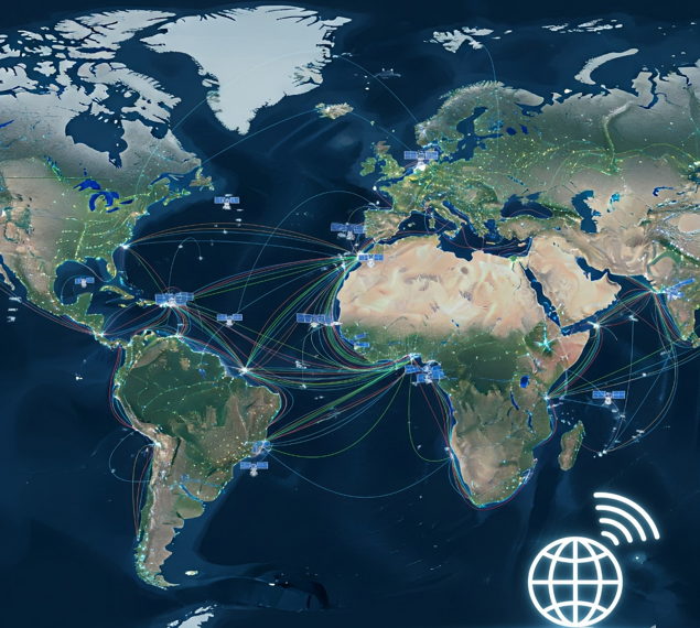 Schéma d'un réseau étendu (WAN)